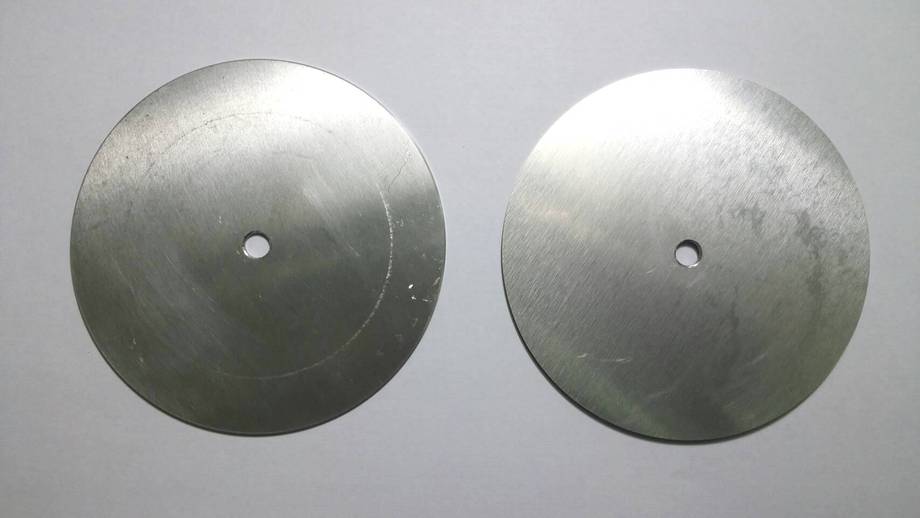 圓形鋁板1050銑床加工(電子零配件)